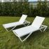Комплект шезлонгов Royal Family ENZO в белом цвете