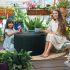 Стол-сундук Keter Раттан (Circa rattan storage box) 140л., графит